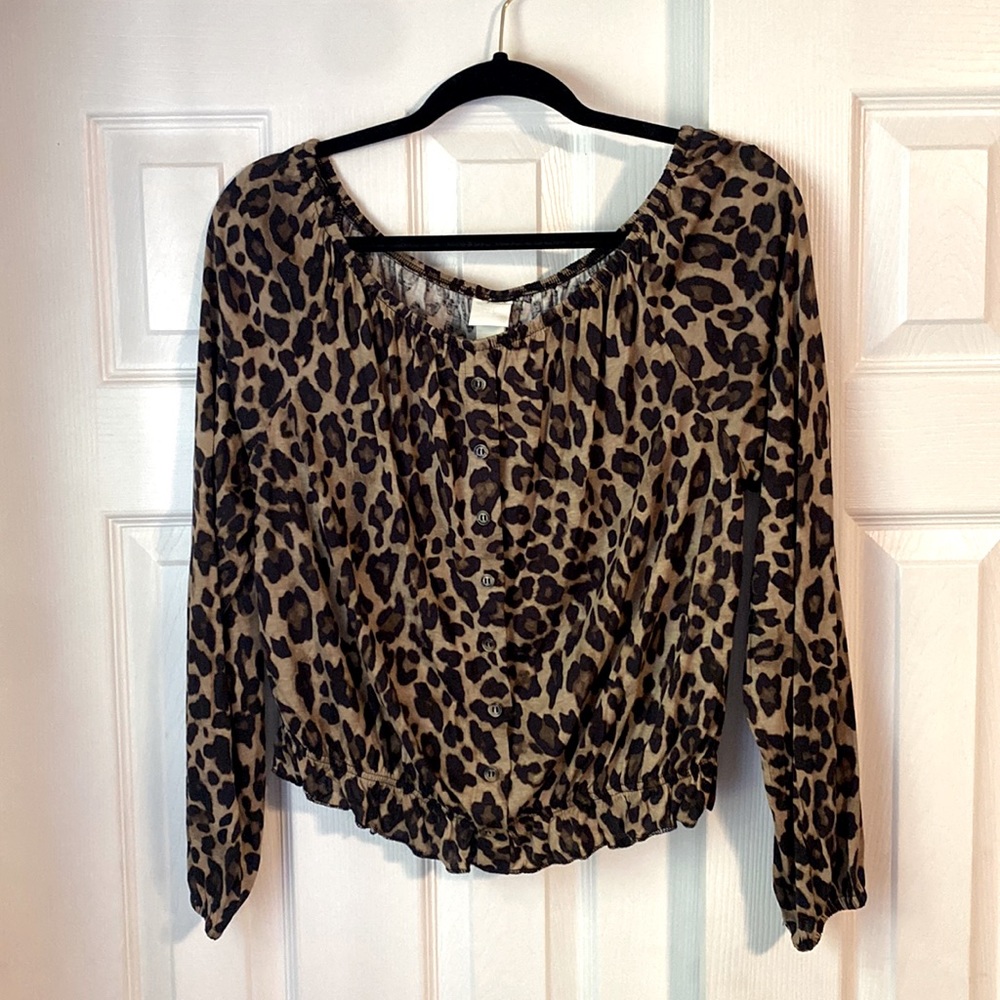 NWT Cheetah Top